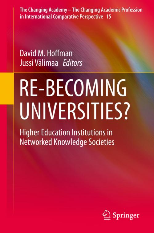 Cover of the book RE-BECOMING UNIVERSITIES? by , Springer Netherlands