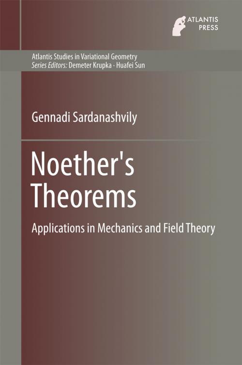 Cover of the book Noether's Theorems by Gennadi Sardanashvily, Atlantis Press