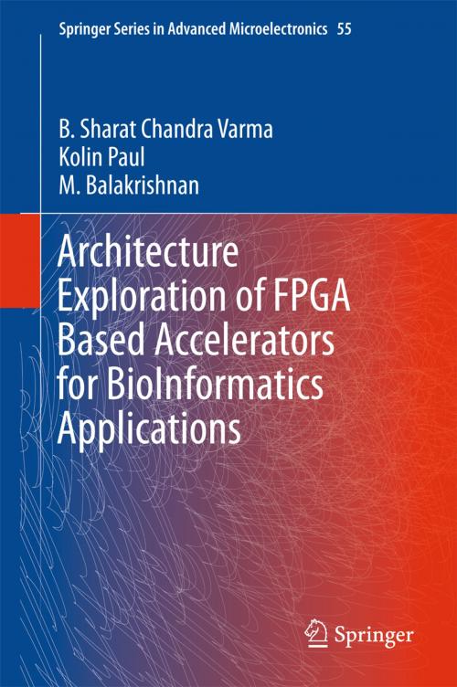 Cover of the book Architecture Exploration of FPGA Based Accelerators for BioInformatics Applications by B. Sharat Chandra Varma, Kolin Paul, M. Balakrishnan, Springer Singapore