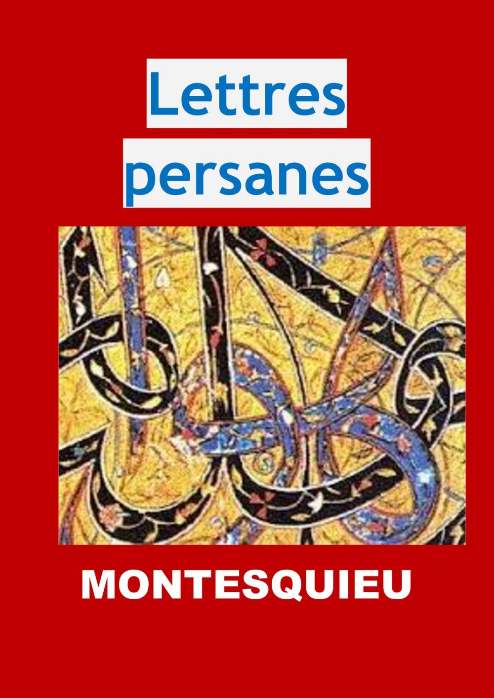 Big bigCover of Lettres persanes