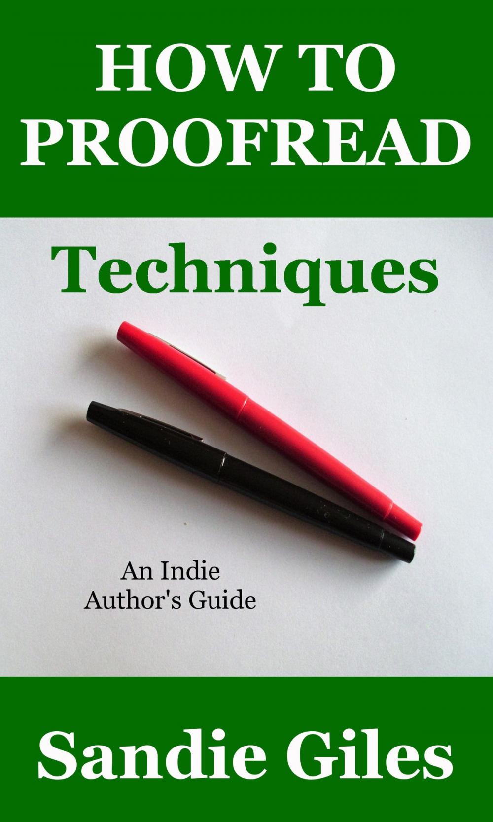 Big bigCover of How to Proofread: Techniques
