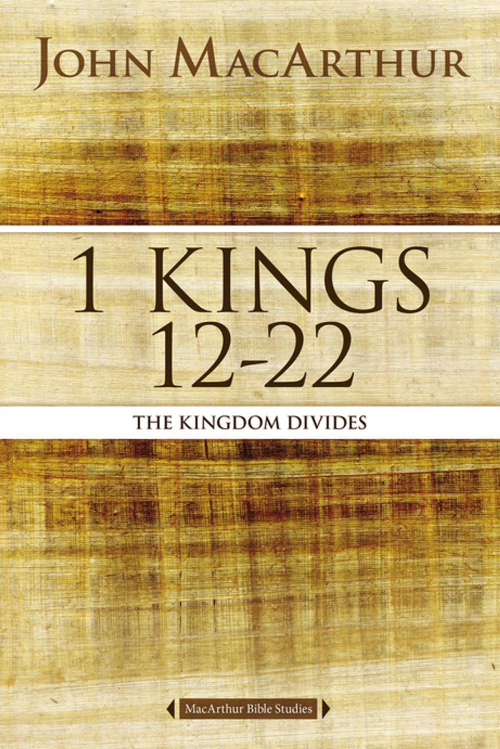 Big bigCover of 1 Kings 12 to 22