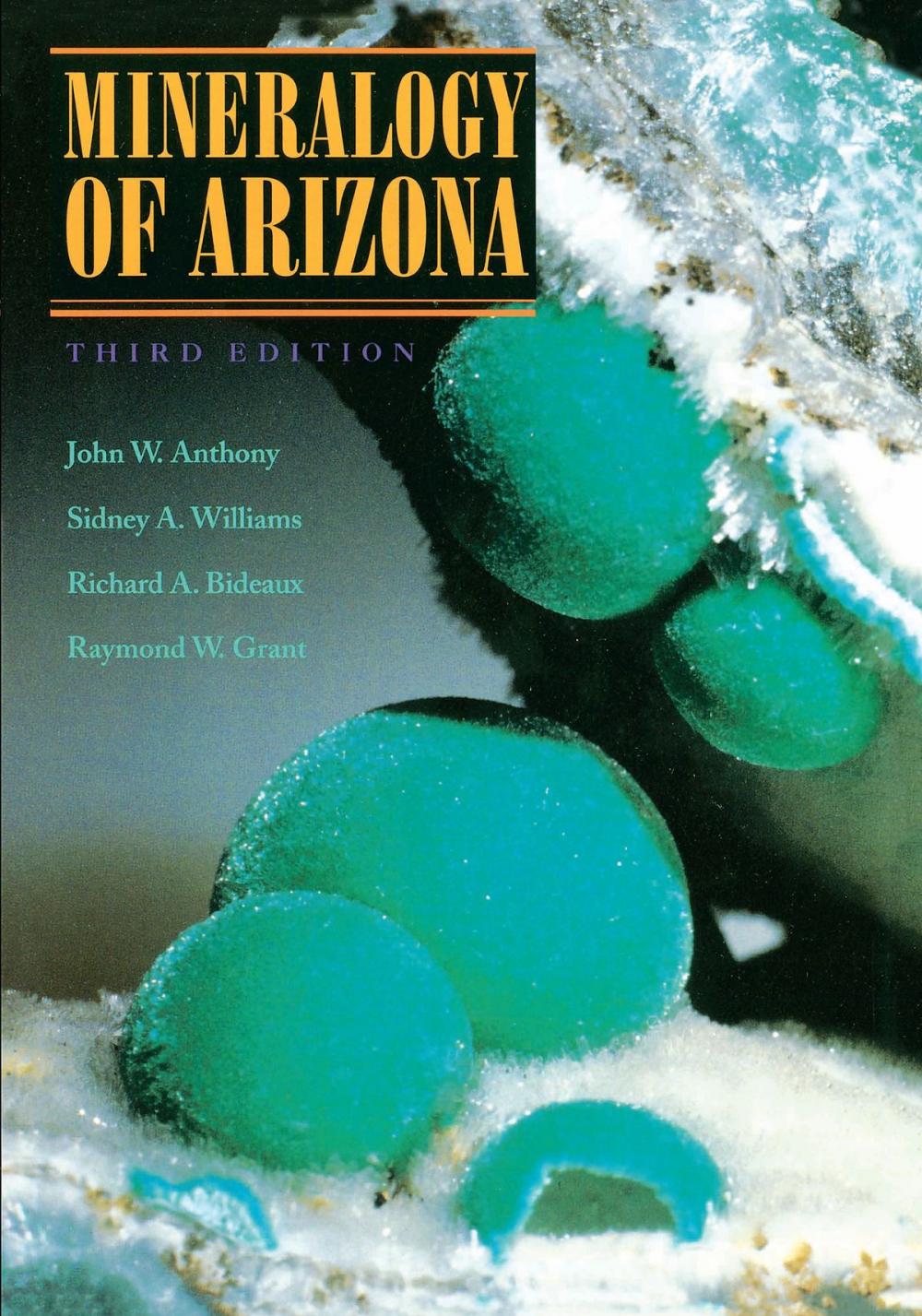 Big bigCover of Mineralogy of Arizona