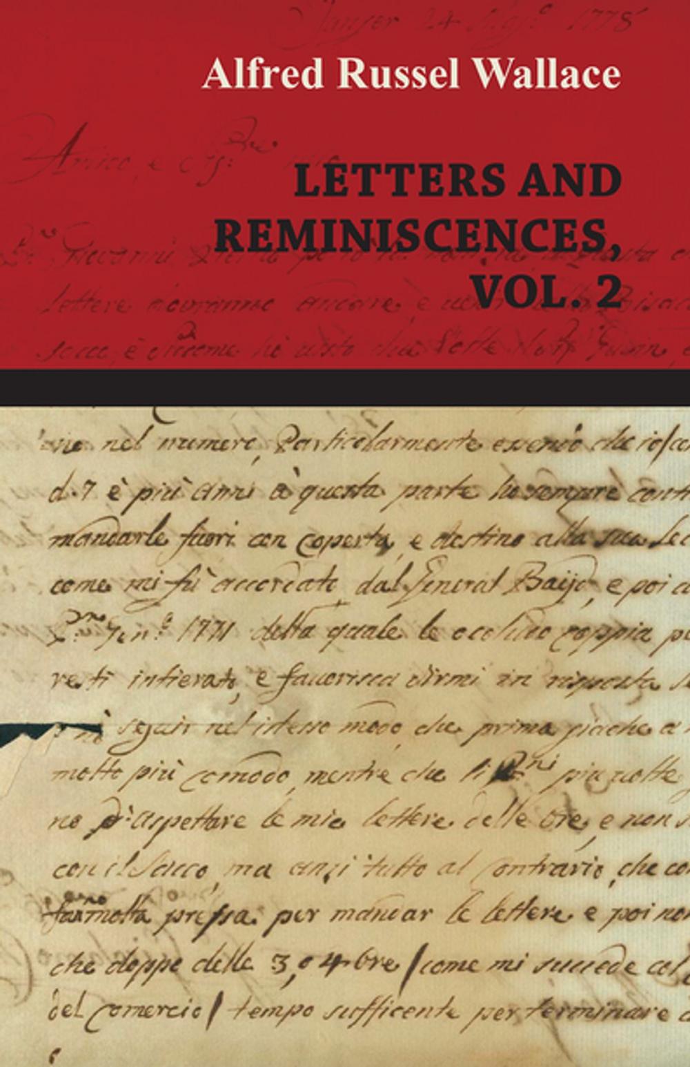 Big bigCover of Alfred Russel Wallace: Letters and Reminiscences, Vol. 2