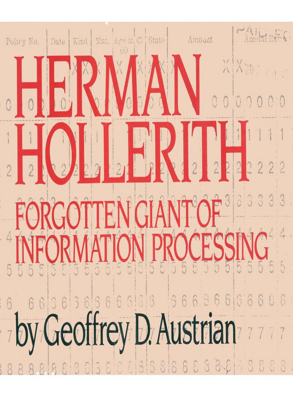 Big bigCover of Herman Hollerith