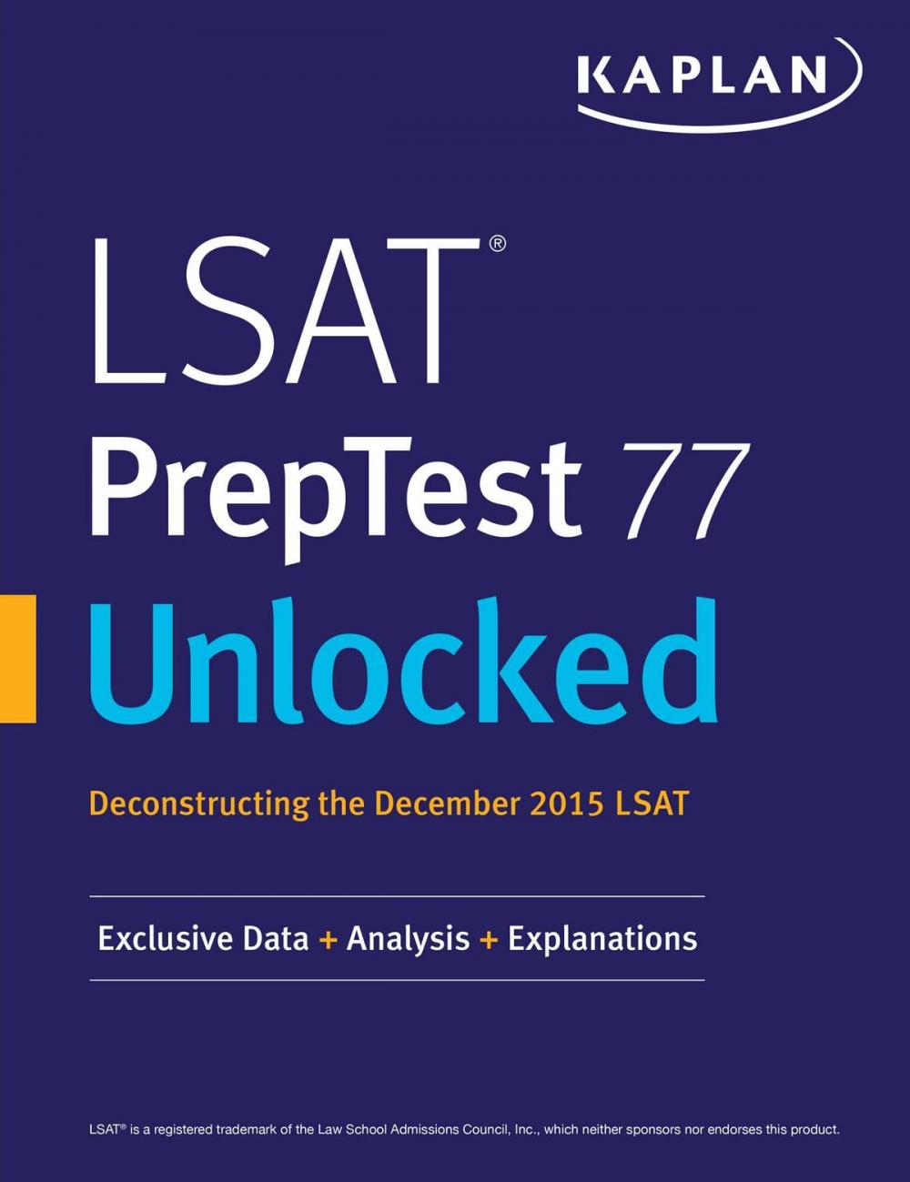 Big bigCover of LSAT PrepTest 77 Unlocked