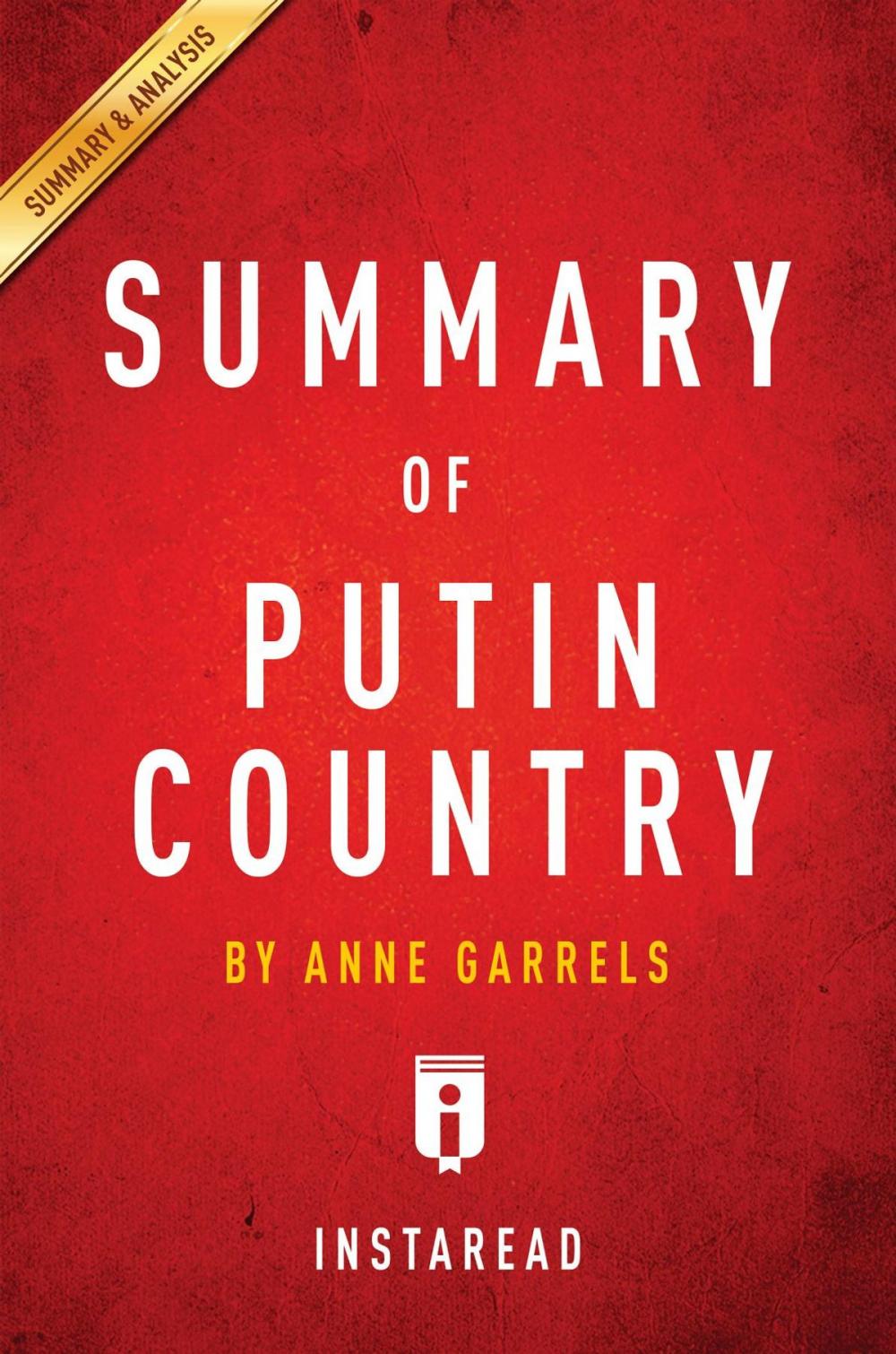 Big bigCover of Summary of Putin Country