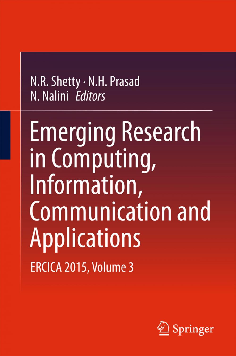 Big bigCover of Emerging Research in Computing, Information, Communication and Applications