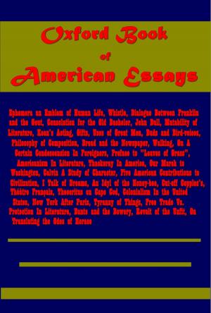 Book cover of Oxford Book of American Essays