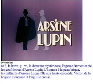 Book cover of Arsène Lupin