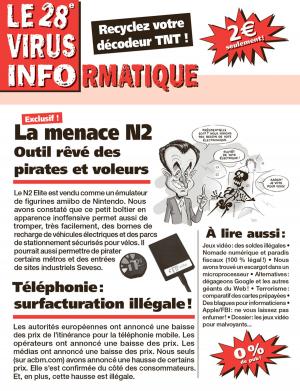 Book cover of Le 28e Virus Informatique