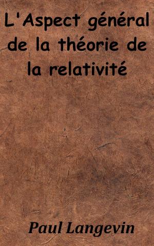 Cover of the book L’Aspect général de la théorie de la relativité by Chamberlain de Marivaux