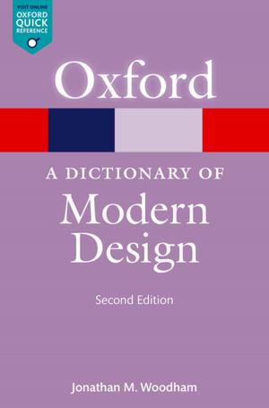 Cover of the book A Dictionary of Modern Design by Michael N. Marsh