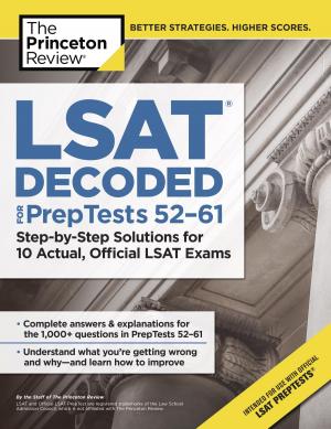 Cover of the book LSAT Decoded (PrepTests 52-61) by Bonnie Bryant