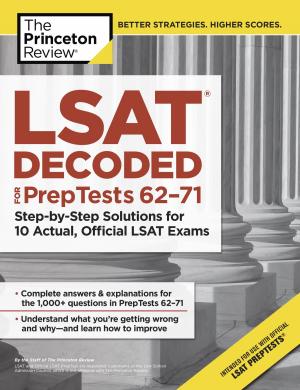 Cover of the book LSAT Decoded (PrepTests 62-71) by Daria Snadowsky