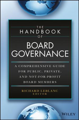 Cover of the book The Handbook of Board Governance by 
