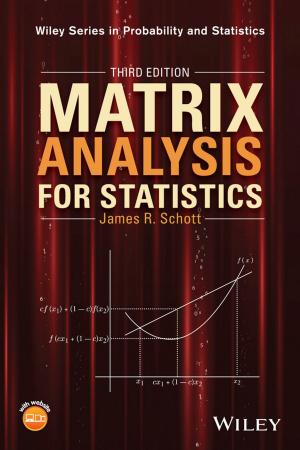 Cover of the book Matrix Analysis for Statistics by Richard F. Larkin, Marie DiTommaso