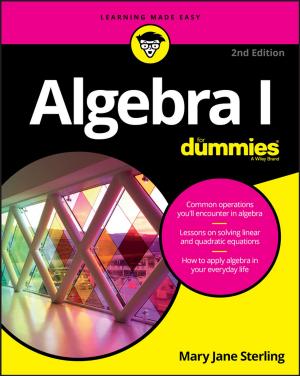 Cover of the book Algebra I For Dummies by Adrienne Russell