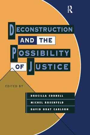 Cover of the book Deconstruction and the Possibility of Justice by 