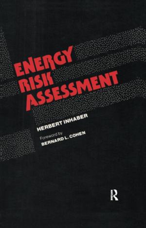 Cover of the book Energy Risk Assessment by Paul Baker, Gavin Brookes, Craig Evans