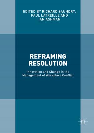 Cover of the book Reframing Resolution by A. Spendzharova