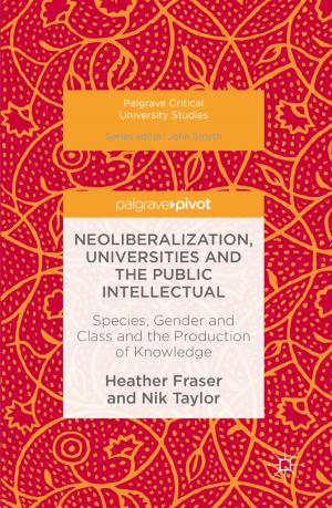 Cover of the book Neoliberalization, Universities and the Public Intellectual by Katsuo Yamazaki