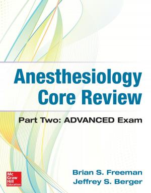 Book cover of Anesthesiology Core Review: Part Two-ADVANCED Exam