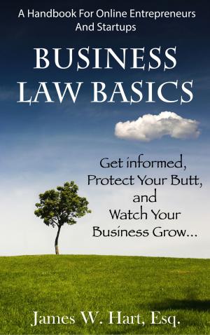 Book cover of Business Law Basics: A Legal Handbook for Online Entrepreneurs and Startup Businesses