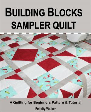 Book cover of Building Blocks Sampler Quilt: a Quilting for Beginners Quilt Pattern & Tutorial