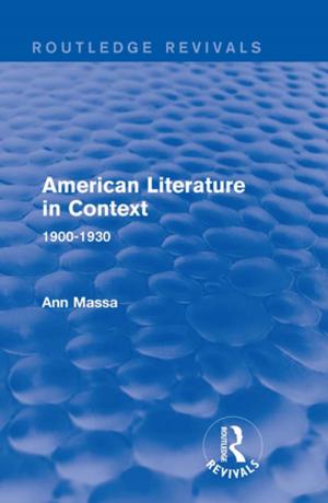 Cover of the book American Literature in Context by Jon Anderson