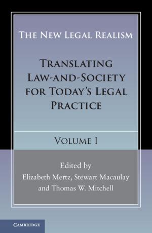 Cover of the book The New Legal Realism: Volume 1 by Marcus Klamert