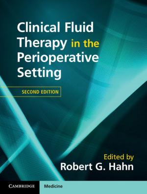 Cover of the book Clinical Fluid Therapy in the Perioperative Setting by Robert M. Milardo, PhD