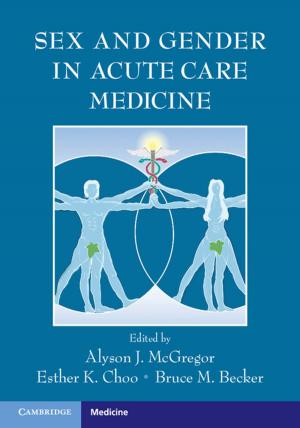 Cover of the book Sex and Gender in Acute Care Medicine by Larry F. Ball