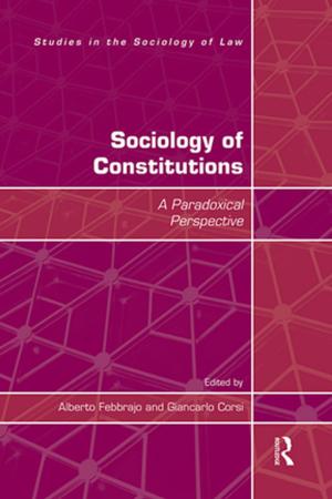 Cover of the book Sociology of Constitutions by James A. Yunker