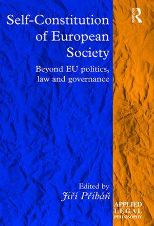 Cover of the book Self-Constitution of European Society by Gianna Henry, Elsie Osborne, Isca Salzberger-Wittenberg