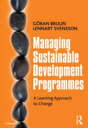 Cover of the book Managing Sustainable Development Programmes by Janice Wearmouth
