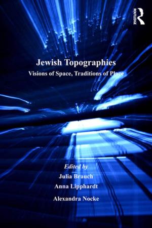 Cover of the book Jewish Topographies by A. Jarde