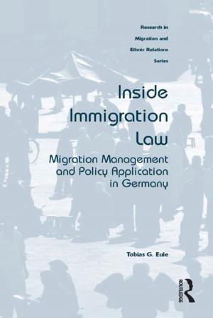 Cover of the book Inside Immigration Law by Jenny Kidd, Sam Cairns, Alex Drago, Amy Ryall