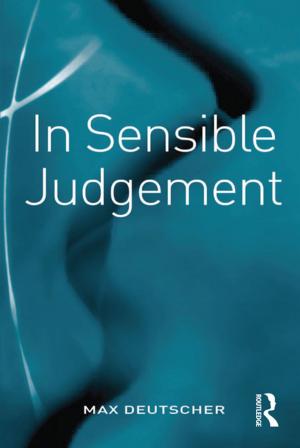 Cover of the book In Sensible Judgement by Bluette Matthey