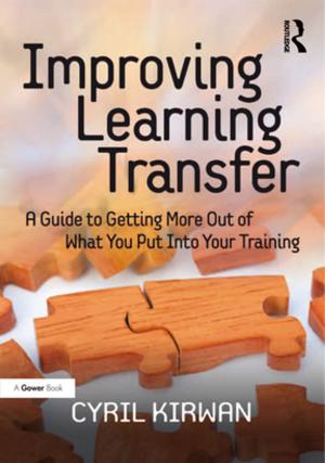 bigCover of the book Improving Learning Transfer by 