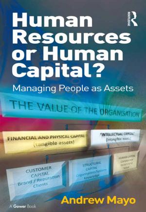 Book cover of Human Resources or Human Capital?
