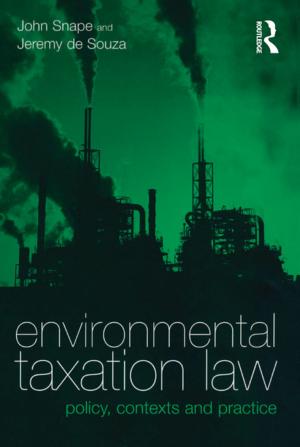 Cover of the book Environmental Taxation Law by John Marenbon