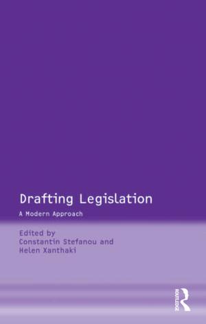 Cover of the book Drafting Legislation by Felice D Perlmutter