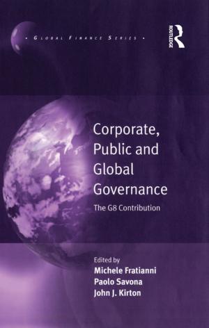 Cover of the book Corporate, Public and Global Governance by 