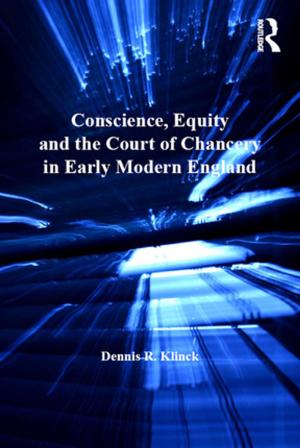 Cover of the book Conscience, Equity and the Court of Chancery in Early Modern England by Kerr McGregor