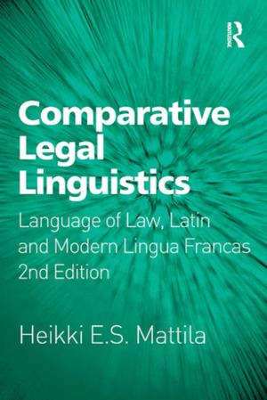 Cover of the book Comparative Legal Linguistics by James Paul Gee, James Paul Gee, James Gee