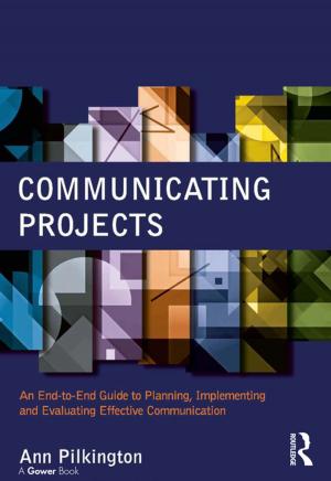 Cover of the book Communicating Projects by Alan Peacock