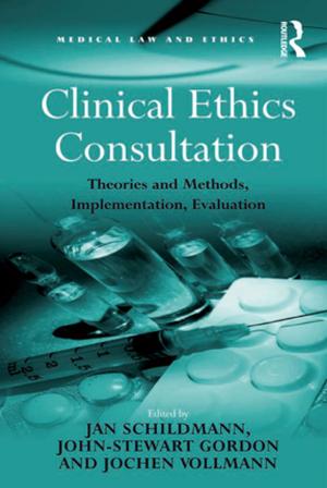 Cover of the book Clinical Ethics Consultation by Maureen Bell, Shirley Chew, Simon Eliot