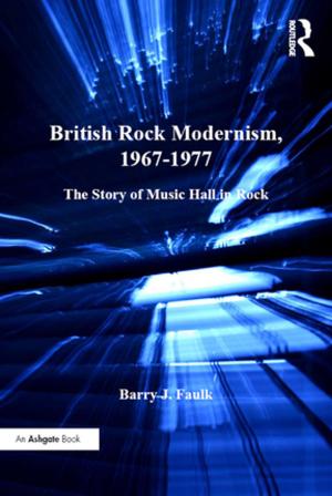 Book cover of British Rock Modernism, 1967-1977