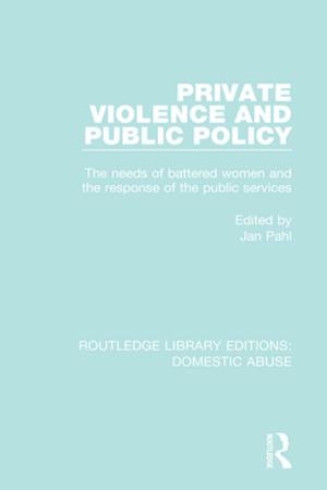 Cover of the book Private Violence and Public Policy by Joseph Sandler